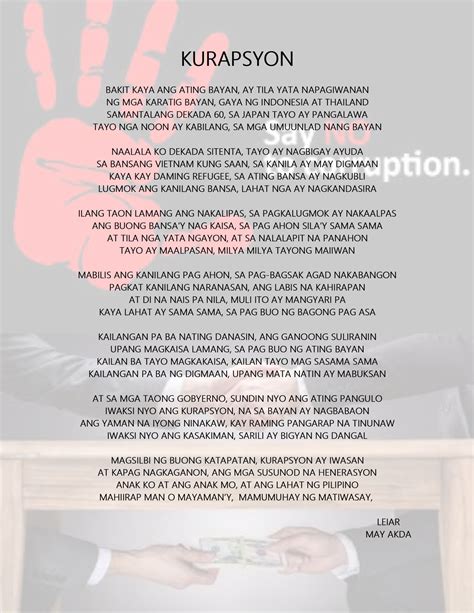 KORUPSIYON (Tagalog).